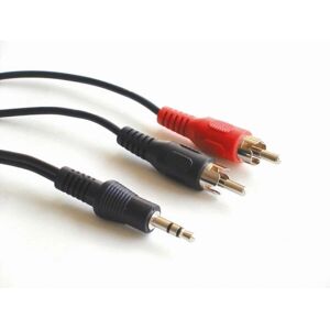 Waytex 1,5m Audio Kabel - 3,5mm/RCA Zwart Waytex 1,5m Audio Kabel - 3,5mm/RCA Zwart