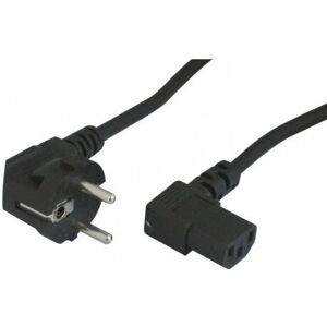 Waytex 51108 Áramellátó kábel - 1,8m Fekete - Power Cable Waytex 51108 Áramellátó kábel - 1,8m Fekete - Power Cable