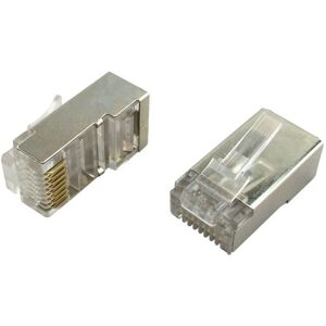 Connecteur métallique RJ45 Waytex 37152 - Transparent - Publicité Connecteur métallique RJ45 Waytex 37152 - Transparent - Publicité