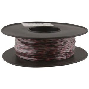 Waytex 36507 Kabel Telefoniczny - 100m Czarny, Czerwony Waytex 36507 Kabel Telefoniczny - 100m Czarny, Czerwony