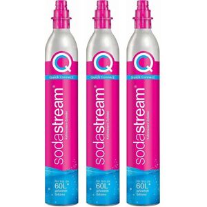 Sodastream - Set de 3 cylindres de gaz CO2 à connexion rapide 60L - Publicité Sodastream - Set de 3 cylindres de gaz CO2 à connexion rapide 60L - Publicité