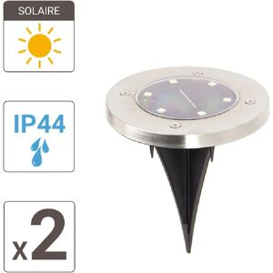 XANLITE Zewnętrzne reflektory solarne - Zestaw 2 sztuk, Czujnik zmierzchu, 6 godzin autonomii XANLITE Zewnętrzne reflektory solarne - Zestaw 2 sztuk, Czujnik zmierzchu, 6 godzin autonomii