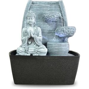 Fontaine d'intérieur Zen Light - Flux d'eau relaxant, Bouddha, LED - Publicité Fontaine d'intérieur Zen Light - Flux d'eau relaxant, Bouddha, LED - Publicité