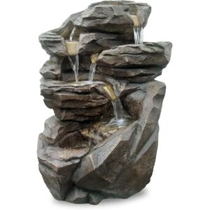 Zen'Light Niagara Tuinfontein met LED-verlichting Zen'Light Niagara Tuinfontein met LED-verlichting