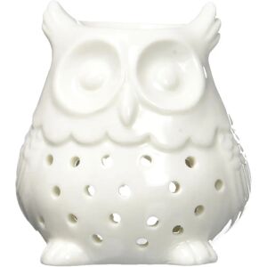 Difusor de Aceites Esenciales ZEN'ARÔME Hibou - Búho de cerámica - 20ml - 10x12cm - Blanco Difusor de Aceites Esenciales ZEN'ARÔME Hibou - Búho de cerámica - 20ml - 10x12cm - Blanco