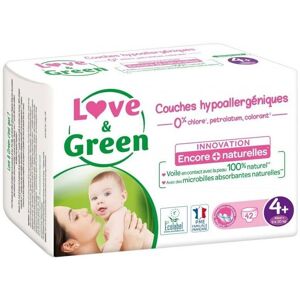 Love & Green hypoallergene Windeln Größe 4+ Pack 42 Love & Green hypoallergene Windeln Größe 4+ Pack 42