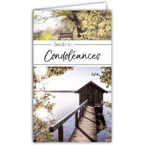 Afie - 24-1044 - Condoléance - Enveloppe incluse - Card - Publicité Afie - 24-1044 - Condoléance - Enveloppe incluse - Card - Publicité
