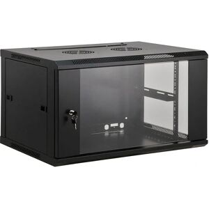 KIMEX 111-6406 Wandregal - 6U, 600x450mm - Schwarz KIMEX 111-6406 Wandregal - 6U, 600x450mm - Schwarz