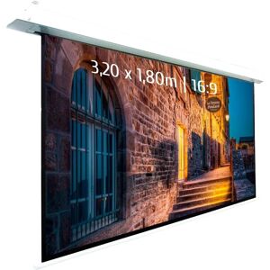 Écran de projection électrique encastré KIMEX 048-1518W - 16:9 - Publicité Écran de projection électrique encastré KIMEX 048-1518W - 16:9 - Publicité