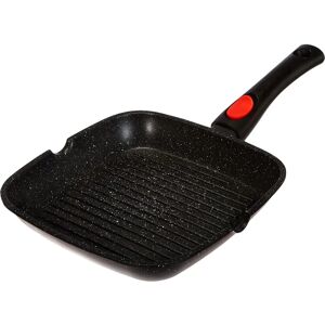 KAMBERG 0008028 - Sartén para Parrilla - Mango Removible - Superficie Efecto Piedra - Apto para Todas las Cocinas KAMBERG 0008028 - Sartén para Parrilla - Mango Removible - Superficie Efecto Piedra - Apto para Todas las Cocinas