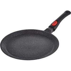 KAMBERG 0008051 - Pannkakpanna 28cm - Avtagbart handtag - Aluminiumgjutjärn - Stenliknande finish - Passar till alla spistyper KAMBERG 0008051 - Pannkakpanna 28cm - Avtagbart handtag - Aluminiumgjutjärn - Stenliknande finish - Passar till alla spistyper