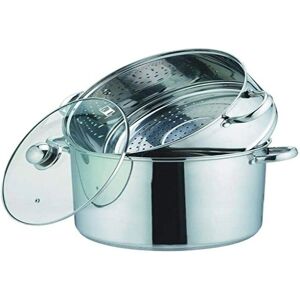 Kamberg 0008072 - Edelstahl 3-in-1 Dampfkochtopf - 26cm, 10L Kamberg 0008072 - Edelstahl 3-in-1 Dampfkochtopf - 26cm, 10L