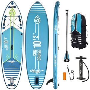 Skiffo Sun Cruise 10'2'' Planche de Paddle - Bleu/Blanc - Pack Complet - Publicité Skiffo Sun Cruise 10'2'' Planche de Paddle - Bleu/Blanc - Pack Complet - Publicité