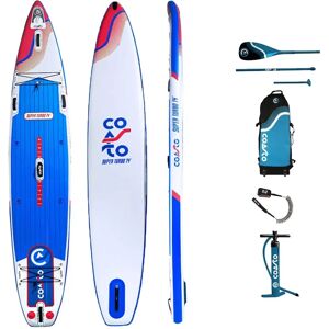 Coasto RACE SUPER TURBO 14'0" Pływający paddleboard - Niebieski/Czerwony/Biały Coasto RACE SUPER TURBO 14'0" Pływający paddleboard - Niebieski/Czerwony/Biały