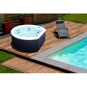 Spa en acrylique Netspa Halfmoon - 3-4 personnes, rigide, compact - Publicité Spa en acrylique Netspa Halfmoon - 3-4 personnes, rigide, compact - Publicité