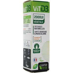 Santé Verte Vegane Vitamin D3 2000 UI Spray - Immun & Knochen Santé Verte Vegane Vitamin D3 2000 UI Spray - Immun & Knochen