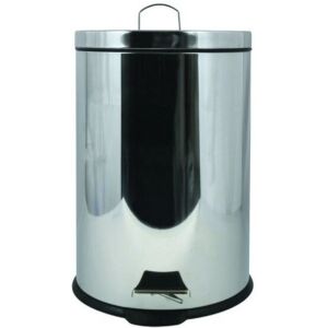 MSV 3700703904403 Stainless Steel 20L Round Trash Can MSV 3700703904403 Stainless Steel 20L Round Trash Can