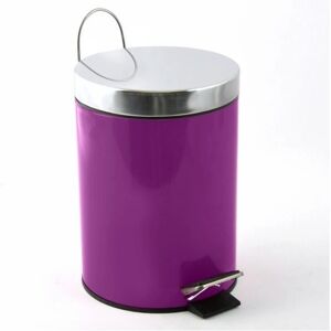 MSV 3700703905103 Stainless Steel Violet Pedal Trash Can MSV 3700703905103 Stainless Steel Violet Pedal Trash Can