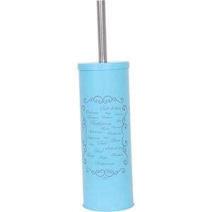 Cepillo de baño MSV París Acero inoxidable - Azul - Accesorio de baño Cepillo de baño MSV París Acero inoxidable - Azul - Accesorio de baño