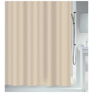 Rideau de douche MSV Romana - Polyester Beige - Publicité Rideau de douche MSV Romana - Polyester Beige - Publicité