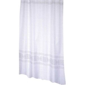 Cortina de Chuveiro em Poliéster Cinza MSV - 180x200cm - À Prova d'Água & Resistente ao Mofo Cortina de Chuveiro em Poliéster Cinza MSV - 180x200cm - À Prova d'Água & Resistente ao Mofo
