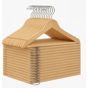 MSV Wooden Hangers Pack - 36 - Clothing Storage Organizer MSV Wooden Hangers Pack - 36 - Clothing Storage Organizer