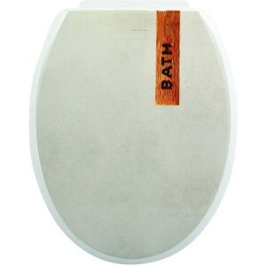 Tapa de inodoro MSV 3700703929338 Beige - Polipropileno Tapa de inodoro MSV 3700703929338 Beige - Polipropileno
