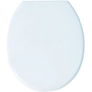 MSV White Polypropylene Toilet Seat - Stable & Hygienic MSV White Polypropylene Toilet Seat - Stable & Hygienic