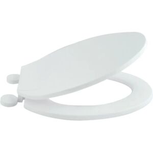 MSV Biała nakładka sedesowa - Wytrzymałe plastikowe zawiasy - 46x37x35cm MSV Biała nakładka sedesowa - Wytrzymałe plastikowe zawiasy - 46x37x35cm