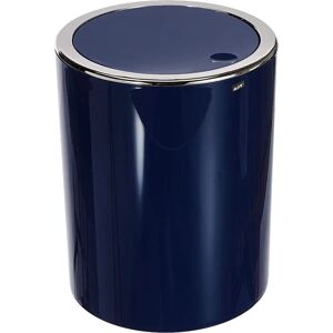 MSV Electric Blue 6L Garbage Bin - Round, Elegant MSV Electric Blue 6L Garbage Bin - Round, Elegant