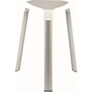 MSV Banho de Alumínio Branco - Assento Estável, Antiderrapante, 45cm MSV Banho de Alumínio Branco - Assento Estável, Antiderrapante, 45cm