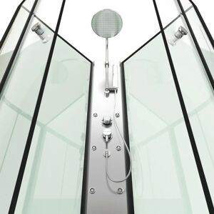 Aurlane Cabine de douche 85x85x225cm 1/4 de cercle - cabine de douche Aurlane Cabine de douche 85x85x225cm 1/4 de cercle - cabine de douche