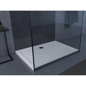 Aurlane Receveur de Douche Blanc Rectangulaire - Extra Plat 120x90cm - Publicité Aurlane Receveur de Douche Blanc Rectangulaire - Extra Plat 120x90cm - Publicité