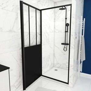 Aurlane FAC419 Porte de Douche - Réversible, 80x200 cm, Verre Trempé Aurlane FAC419 Porte de Douche - Réversible, 80x200 cm, Verre Trempé