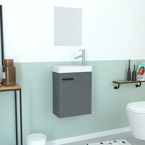 Aurlane LAV665 - Rangement de salle de bain - Gris Aurlane LAV665 - Rangement de salle de bain - Gris