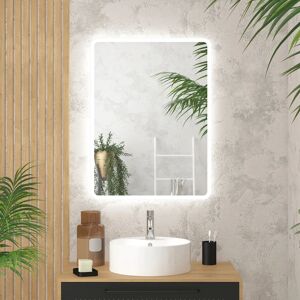 Aurlane MIR040 Wandspiegel - Reversibel IP24 LED 60x80cm Aurlane MIR040 Wandspiegel - Reversibel IP24 LED 60x80cm