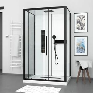 Aurlane Cabine de douche 115x90x210 cm - Cabine de douche industrielle moderne Aurlane Cabine de douche 115x90x210 cm - Cabine de douche industrielle moderne