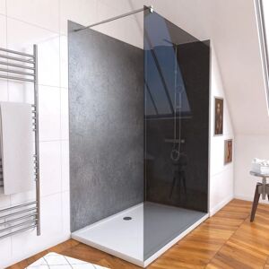 Aurlane PACP094 Cabine de Douche - Panneaux Muraux, Receveur, Verre Fumé Aurlane PACP094 Cabine de Douche - Panneaux Muraux, Receveur, Verre Fumé