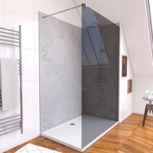 Aurlane PACP082 Enceinte de Douche - Gris Clair - Verre Fumé 8mm Aurlane PACP082 Enceinte de Douche - Gris Clair - Verre Fumé 8mm