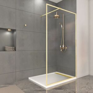 Aurlane PACF422 Cabine de douche - Or brossé - Réversible - 120x200cm Aurlane PACF422 Cabine de douche - Or brossé - Réversible - 120x200cm