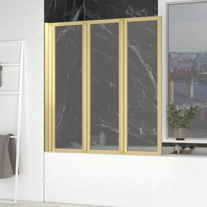 Aurlane FAC968 Enclos de Douche Pliable 3 Panneaux - Verre Trempé - Publicité Aurlane FAC968 Enclos de Douche Pliable 3 Panneaux - Verre Trempé - Publicité