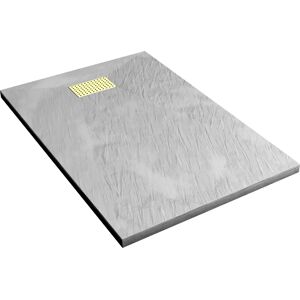 Aurlane PACR211 Bac à Douche Gris - Antidérapant en Diamant 80x120cm Aurlane PACR211 Bac à Douche Gris - Antidérapant en Diamant 80x120cm
