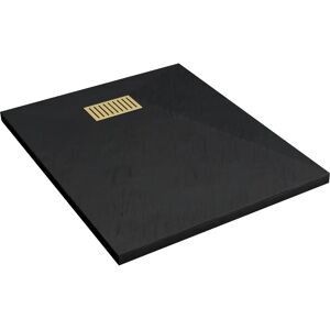 Aurlane PACR200 Bac de douche noir - Résistant aux chocs, antidérapant, 80x100 cm Aurlane PACR200 Bac de douche noir - Résistant aux chocs, antidérapant, 80x100 cm