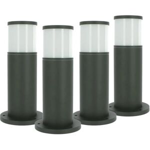 ARUM LIGHTING Ensemble de 4 bornes extérieurs Veracruz - E27, 35cm, Anthracite - Publicité ARUM LIGHTING Ensemble de 4 bornes extérieurs Veracruz - E27, 35cm, Anthracite - Publicité