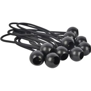 WERKAPRO 11281 - Set di 10 fascette elastiche - Nero WERKAPRO 11281 - Set di 10 fascette elastiche - Nero