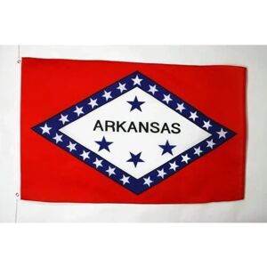 AZ Flag - Arkansas - 150x90cm - Polyester - Vlag AZ Flag - Arkansas - 150x90cm - Polyester - Vlag