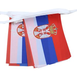 Az Flag 6M Szerb Zászlósor - 20 zászló 15x21cm Az Flag 6M Szerb Zászlósor - 20 zászló 15x21cm