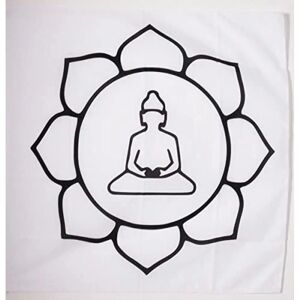 Az Flag Buddha Lotus Virág 90x90cm Buddhista zászló Az Flag Buddha Lotus Virág 90x90cm Buddhista zászló