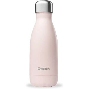 Qwetch Rosa Pastel 260ml Garrafa de aço inoxidável isolada - Garrafa isolante Qwetch Rosa Pastel 260ml Garrafa de aço inoxidável isolada - Garrafa isolante