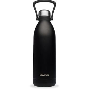 QWETCH QD3153 - Bouteille isotherme mate - Noire - 1,5L - Publicité QWETCH QD3153 - Bouteille isotherme mate - Noire - 1,5L - Publicité